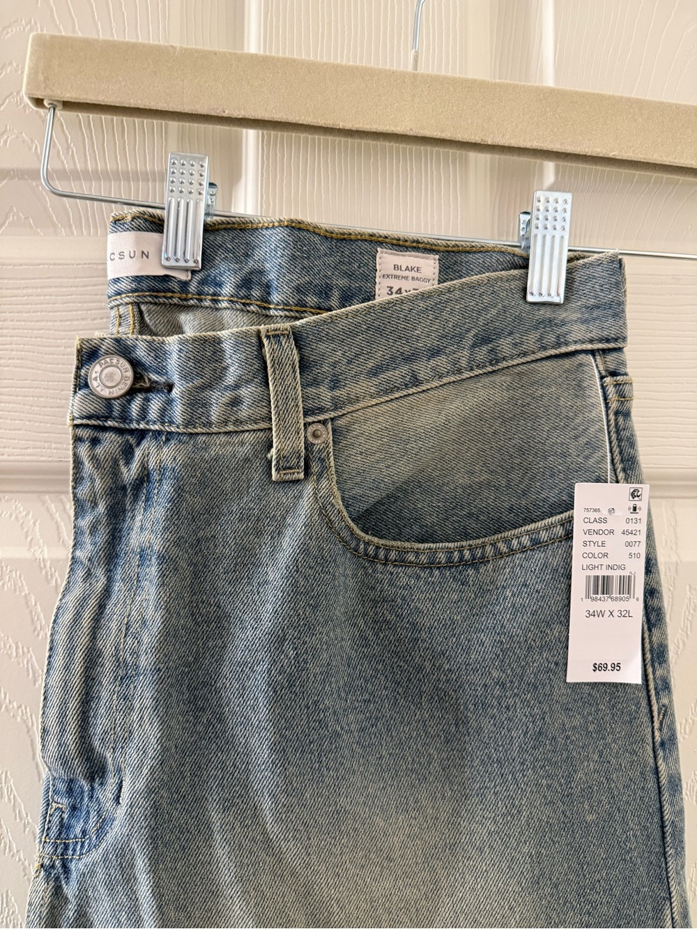 PacSun Light Indigo Blake Mens Jeans